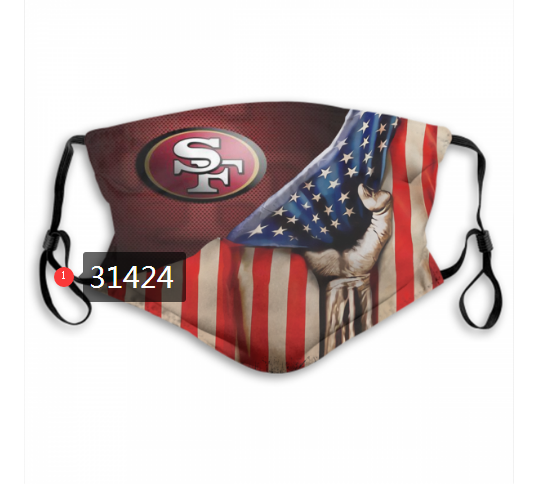 NFL 2020 San Francisco 49ers 162 Dust mask with filter